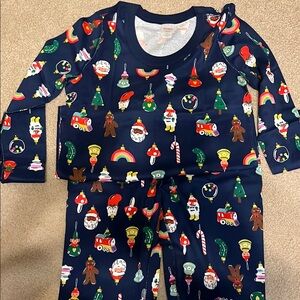 Hanna Andersson adult Christmas Pajamas - Navy